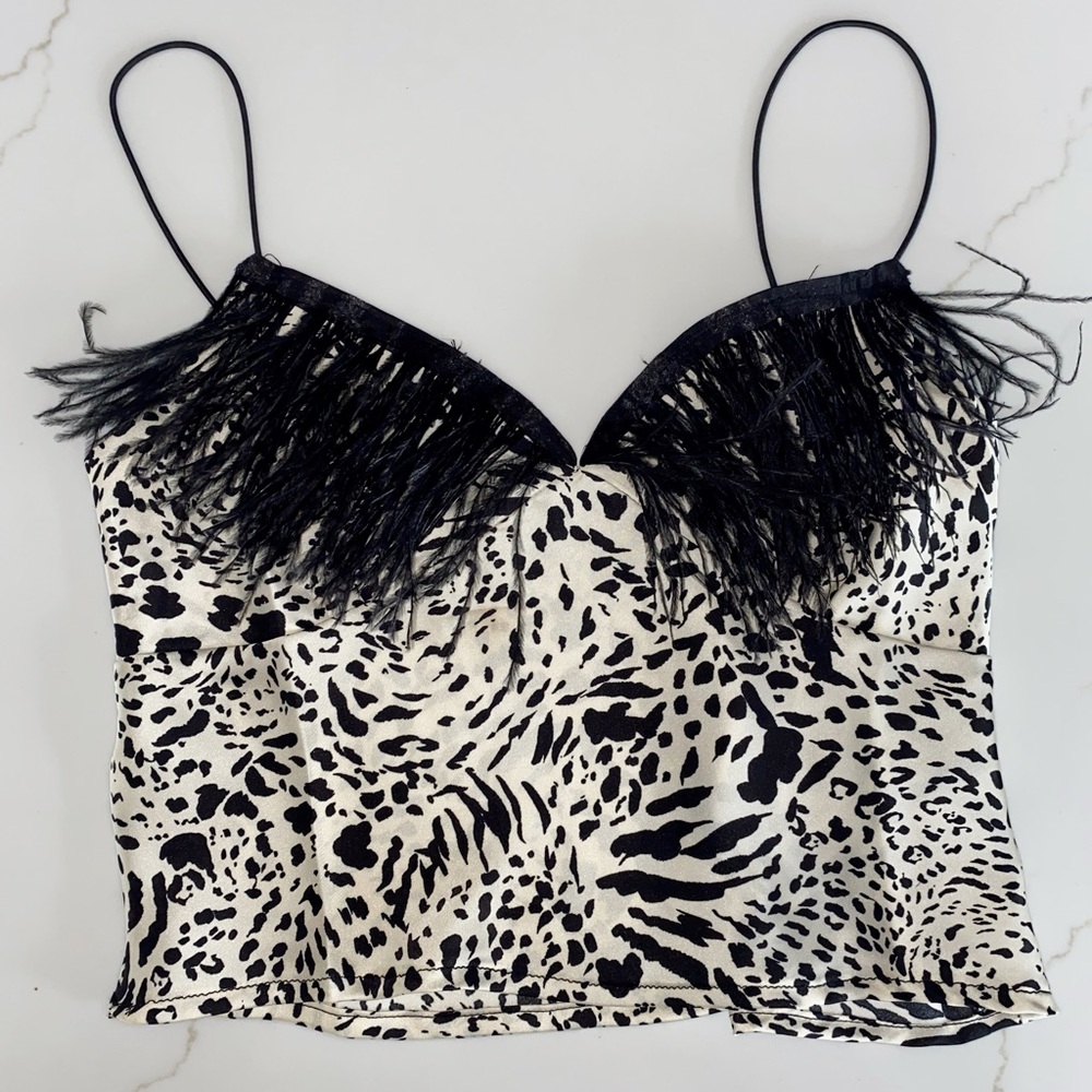 Refreshed clothing Co Contemporary animal print blouse